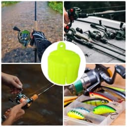 Fishing Pole Fixed Ball Fishing Pole Binding Clip Fishing Rod Ball Tie Fishing Accessories Non-Slip Rod Fixing Pole Wrap