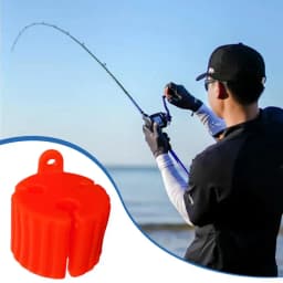 Fishing Pole Fixed Ball Fishing Pole Binding Clip Fishing Rod Ball Tie Fishing Accessories Non-Slip Rod Fixing Pole Wrap