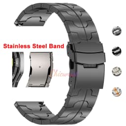 22mm Metal Strap For Huawei Watch GT4 46mm Stainless Steel Band Business Bracelet For Huawei Watch GT46mm/GT2e/GT3 46mm Bracelet