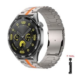 22mm Metal Strap For Huawei Watch GT4 46mm Stainless Steel Band Business Bracelet For Huawei Watch GT46mm/GT2e/GT3 46mm Bracelet