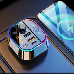 FM Transmitter BT Car Radio BT BT FM Transmitter With Compact Exquisite Design Multifunctional Fast Charging BT Adapter For
