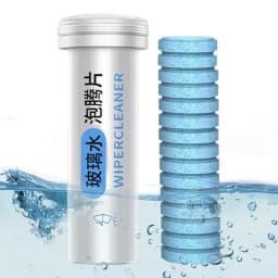 Car Windshield Cleaner Tablets 15PCS Solid Effervescent Tablets Car Windshield Cleaner Automotive Glass Cleaner