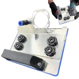100 Type Angle Grinder Stand For Tile 45 Chamfer Cutting Stainless Steel Ceramic Tile Chamfering Frame Portable Chamfering Tool