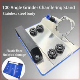 100 Type Angle Grinder Stand For Tile 45 Chamfer Cutting Stainless Steel Ceramic Tile Chamfering Frame Portable Chamfering Tool