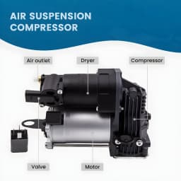 Suspension Air Compressor for Mercedes S-Class S550 W221 CL550 2213201604 07-13Shock Absorber Parts