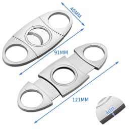 GALINER Cigar Cutter Puro New Luxury Charuto Clipper Cigar Cutter Guillotine With Gift Box Accessories Cigar Scissors