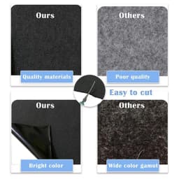 Garage Floor Mats Non-Slip Oil Spill Floor Protector Under Car Mat Automotive Maintenance Oil Absorbent Pad For Dustbins