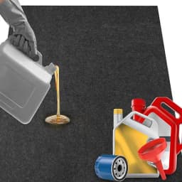 Garage Floor Mats Non-Slip Oil Spill Floor Protector Under Car Mat Automotive Maintenance Oil Absorbent Pad For Dustbins