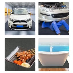 Garage Floor Mats Non-Slip Oil Spill Floor Protector Under Car Mat Automotive Maintenance Oil Absorbent Pad For Dustbins