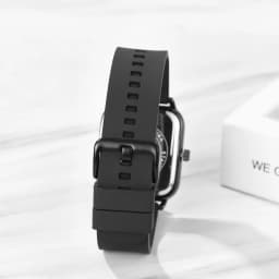LANCARDO Silicone Sports Watch Men's and Women's Fashion Casual Analog Quartz Rectangular Watch Anniversary Gift