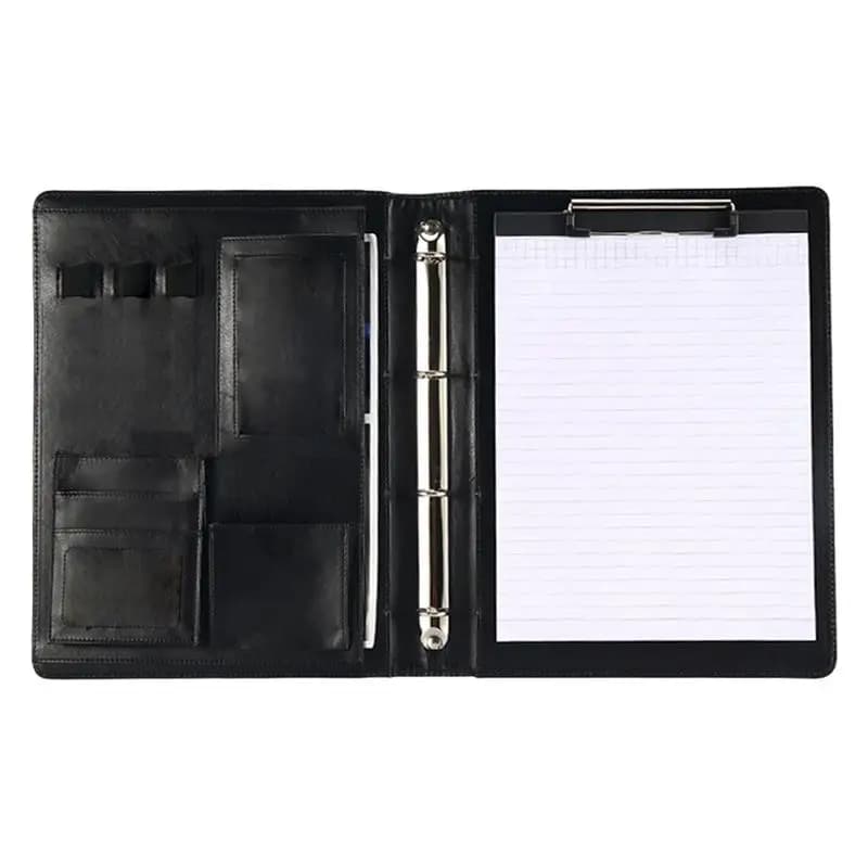 Binder Notebook Multipurpose Business Binder A4 Document Binder Folio Portable File Storage Folder Card Holder For Business And