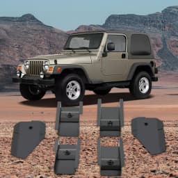 Body Mount Tub Rust Repair Front Rear Middle for Jeep Wrangler TJ 1997 1998 1999-2006
