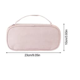 Pencil Case Pouch Large Pencil Holder Pouch Pencil Case With Handle Stationary Storage Pouches Stationery Makeup Bag For Rubber