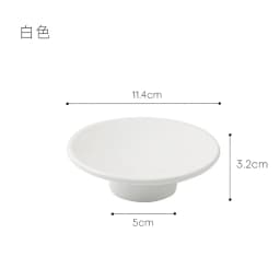 Nordic Plastic Round Storage Tray Tea Food Dishes Drink Platter Jewelry Sundries Decorative Tray Desktop Home Decor