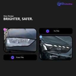 AKD Head Lamp for Audi A4 B8.5 LED Headlight 2013-2016 Headlights A4L S4 DRL Turn Signal High Beam Angel Eye Projector Lens