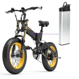 Removable Folding Electric Fat Bike Lithium Battery Pack Mate X Extra Akku 48V 17.5Ah CMACEWHEEL RX20 750W Lankeleisi X3000 Plus