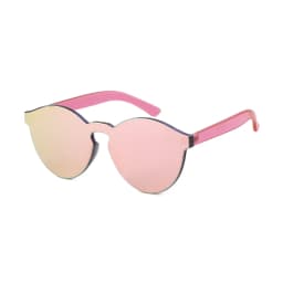 SORVINO Candy Color Sunglasses Round Rimless Sunglasses for Women Trendy Transparent Eyewear Vintage Red Purple Blue Green Glass