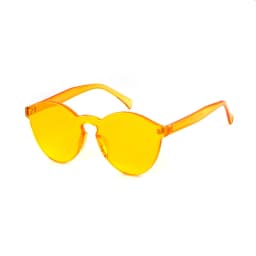 SORVINO Candy Color Sunglasses Round Rimless Sunglasses for Women Trendy Transparent Eyewear Vintage Red Purple Blue Green Glass