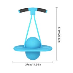 Jumping Ball For Kids Balance Jumping Board Elastic Ball Comfortable Handle Anti-slip Pedal Jumping Ball Growth Assistant