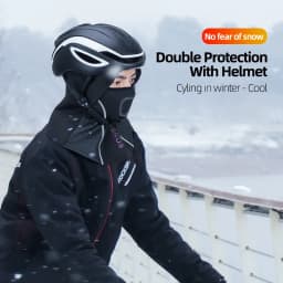 ROCKBROS Winte Maskr Balaclava Scarf Keep Warm Moto Cyling Mask Fishing Skiing Mask Bicycle Scarf Motorcycle Scarf Bike Hat