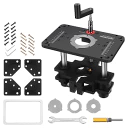 ENJOYWOOD GD7 PRO Router Lift for 65mm 69mm Wood Router Table Set Up Lift with Plate Precision Woodworking Tool