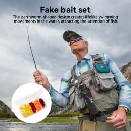 Soft Bait Kit 100pcs Soft Fishing Lures PVC Fishing Worm Fishing Lures Baits For Freshwater Saltwater Trout Crappie Fishing Gear