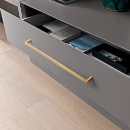 Goo-Ki Champagne Bronze Cabinet Pulls Black Cabinet Handles for Dresser,Wardrobe&Cupboard,Zinc Alloy Kitchen Cabinet Handles
