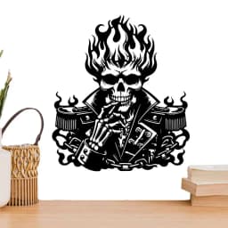 Black Metal Wall Decor Black Metal Wall Decoration Gothic Art Decor Decorative Lion Phoenix Angel Skeleton Iron Art Wall Decor