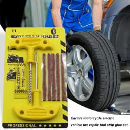 Flat Tire Repair Kit Effective Bikes Tire Repair Kit Tubeless Tire Repair Kit Lightweight Tire Patch Tools Tire Plugging Kits
