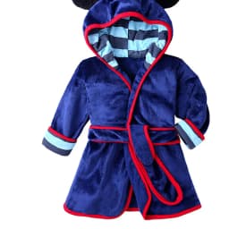 Baby Boys Robe For Girls Children's Bathrobe Cartoon Printing Soft Velvet Robe Pajamas Coral Baby Kids Warm Clothes 1-6Years Old