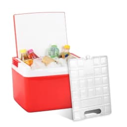 1100ml-2000ml Cool Cooler Freezer Recyclable White Fresh Keeping Slim Ice Pack Safe And Durable Keep Food Fresh For Picnics 1pcs