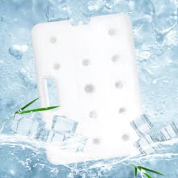 1100ml-2000ml Cool Cooler Freezer Recyclable White Fresh Keeping Slim Ice Pack Safe And Durable Keep Food Fresh For Picnics 1pcs