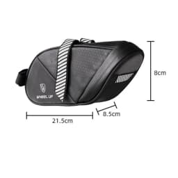 1PC 1.5-2L Black Bicycle Bag Mountain Bike Tool Tail Bag Cushion Saddle Bag Riding Cyling Equipment