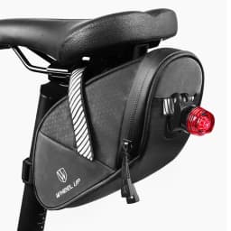 1PC 1.5-2L Black Bicycle Bag Mountain Bike Tool Tail Bag Cushion Saddle Bag Riding Cyling Equipment