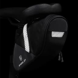 1PC 1.5-2L Black Bicycle Bag Mountain Bike Tool Tail Bag Cushion Saddle Bag Riding Cyling Equipment