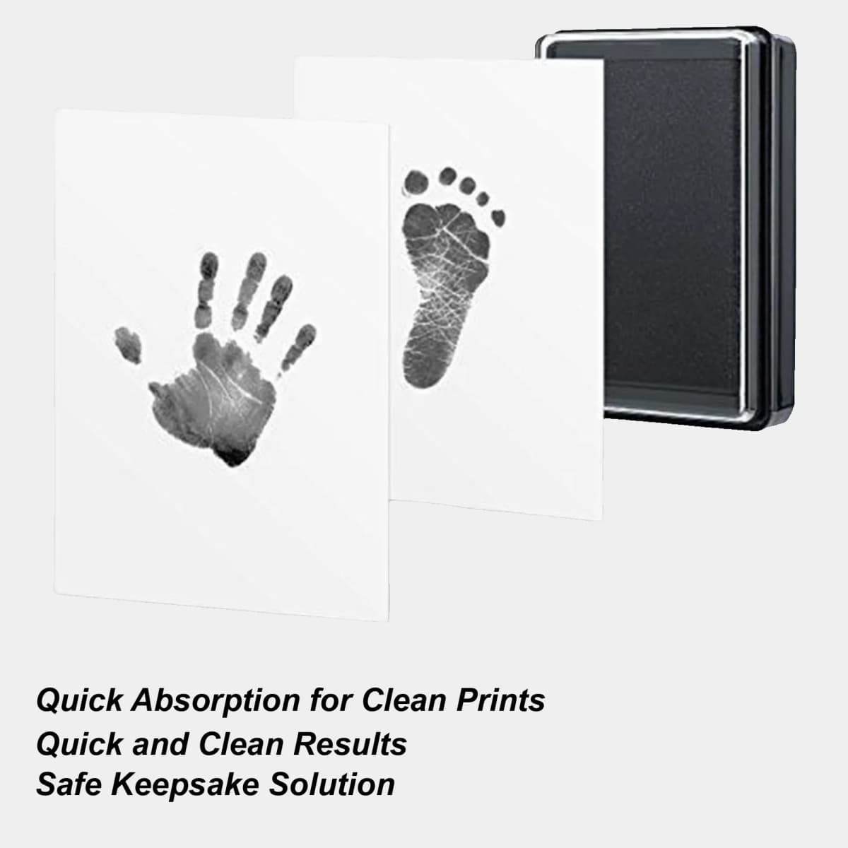 Ink Pad For Baby Hand And Footprints Long Lasting Baby Foot Printing Kit Safe Handprint Tool Pet Feet Stamp Keepsake For