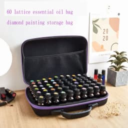 60 Bottles Essential Oil Case 15ml Essential Oil Collecting Bags Travel Portable Carrying Cases Nail Polish Storage Bag