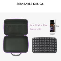 60 Bottles Essential Oil Case 15ml Essential Oil Collecting Bags Travel Portable Carrying Cases Nail Polish Storage Bag