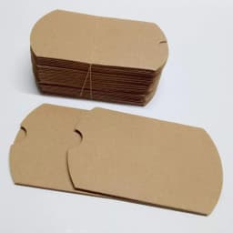 50PCS Kraft Paper Pillow Box Wedding Party Gift Candy Boxes  Party Birthday Supply Paper Bags for Gifts Tea party decorations