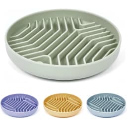 Pet Placemat Cat Slow Feeding Mat Dog Lick Mats Silicone Pet Eating Slowly Food Bowl Puppy Bath Distracted Licking Plate Cutlery