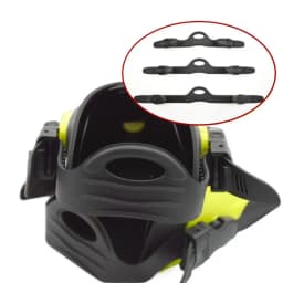 Diving Fin Strap Quick Release Flipper Strap Adjustable Rubber Fin Belt With Quick Release Buckles For Swimming Snorkeling
