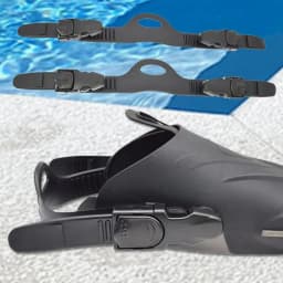 Diving Fin Strap Quick Release Flipper Strap Adjustable Rubber Fin Belt With Quick Release Buckles For Swimming Snorkeling