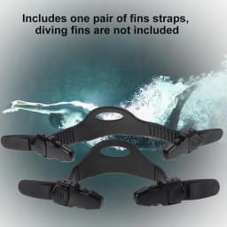 Diving Fin Strap Quick Release Flipper Strap Adjustable Rubber Fin Belt With Quick Release Buckles For Swimming Snorkeling