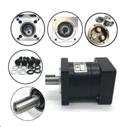 Planetary Gearbox Ratio 5:1/10:1/20:1/50:1/100:1 For Nema 34 86mm Stepper Motor Reducer 14mm Input 16mm Output Step-down Gearbox