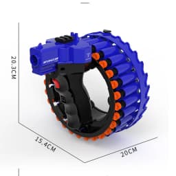 New Suction Cup EVA Bomb Kids Gun Toys Electric Bracelet Soft Bullet Gun Burst Shooting Game Sponge Soft Bullet Weapon Foam Dart