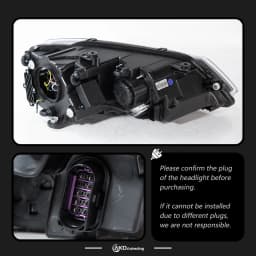 AKD Head Lamp for VW Jetta Sagitar MK6 LED Headlight 2011-2018 Headlights MK6 DRL Turn Signal High Beam Angel Eye Projector Lens