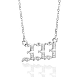 Angel Number Necklaces For Women Men 111 222 333 Stainless Steel Chain Zircon Pendant Necklaces Birthday Jewelry Gift