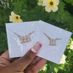 Angel Number Necklaces For Women Men 111 222 333 Stainless Steel Chain Zircon Pendant Necklaces Birthday Jewelry Gift