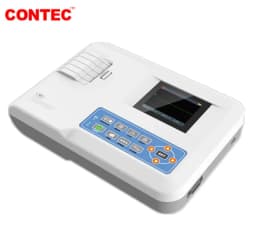 CONTEC ECG100G Single Channel Elektrokardiograph EKG Machine Monitor Cable Portable + Printer