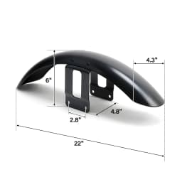 Iron Front Fender Mudguard Cover For Harley Sportster XL 883 1200 Motorcycle